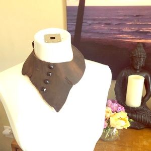 Leather Couture by Jessica Galindo Choker Necklace